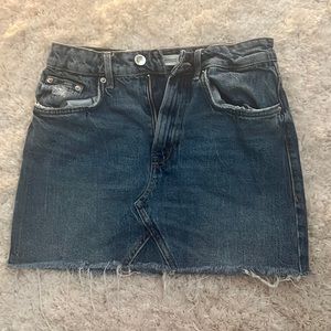 Zara denim mini skirt size 24